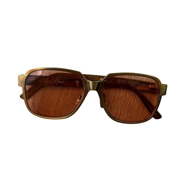 Nessy Khem Dennis Never Dies Brown Classic Square Sunglasses